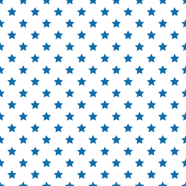 Stars Basics Fabric - Blue on White - ineedfabric.com