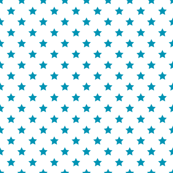Stars Basics Fabric - Cerulean Blue on White - ineedfabric.com