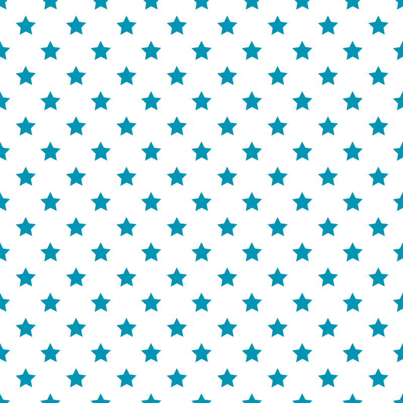 Stars Basics Fabric - Cerulean Blue on White - ineedfabric.com