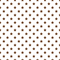 Stars Basics Fabric - Chocolate on White - ineedfabric.com