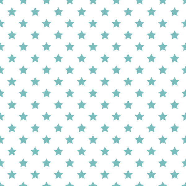 Stars Basics Fabric - Cornflower on White - ineedfabric.com
