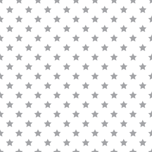 Stars Basics Fabric - Dusty Gray on White - ineedfabric.com