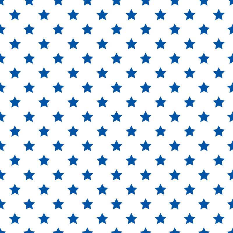 Stars Basics Fabric - Navy Blue on White - ineedfabric.com