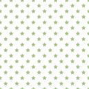 Stars Basics Fabric - Pistachio Green on White - ineedfabric.com