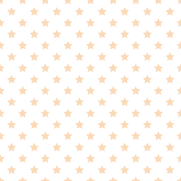 Stars Basics Fabric - Pizazz Peach on White - ineedfabric.com