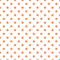 Stars Basics Fabric - Soft Orange on White - ineedfabric.com