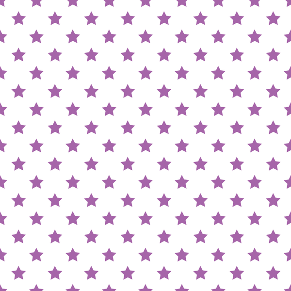 Stars Basics Fabric - Soft Purple on White - ineedfabric.com