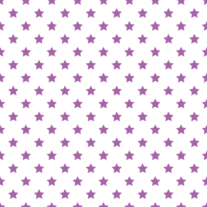 Stars Basics Fabric - Soft Purple on White - ineedfabric.com