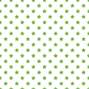 Stars Basics Fabric - Spring Green on White - ineedfabric.com