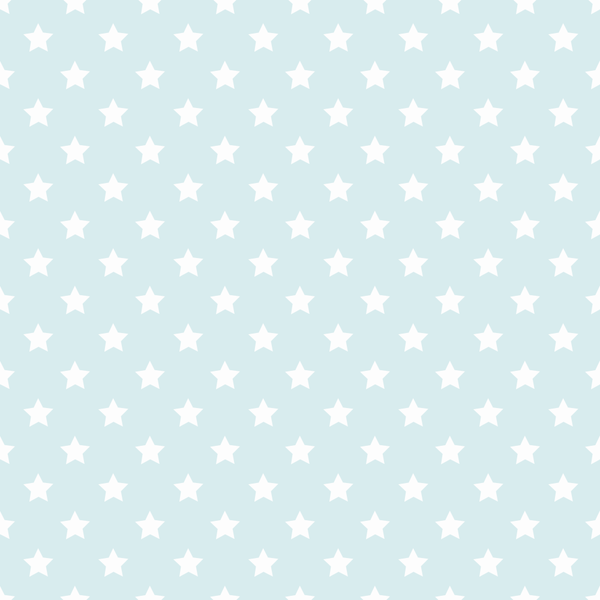 Stars Basics Fabric - White on Iceberg - ineedfabric.com