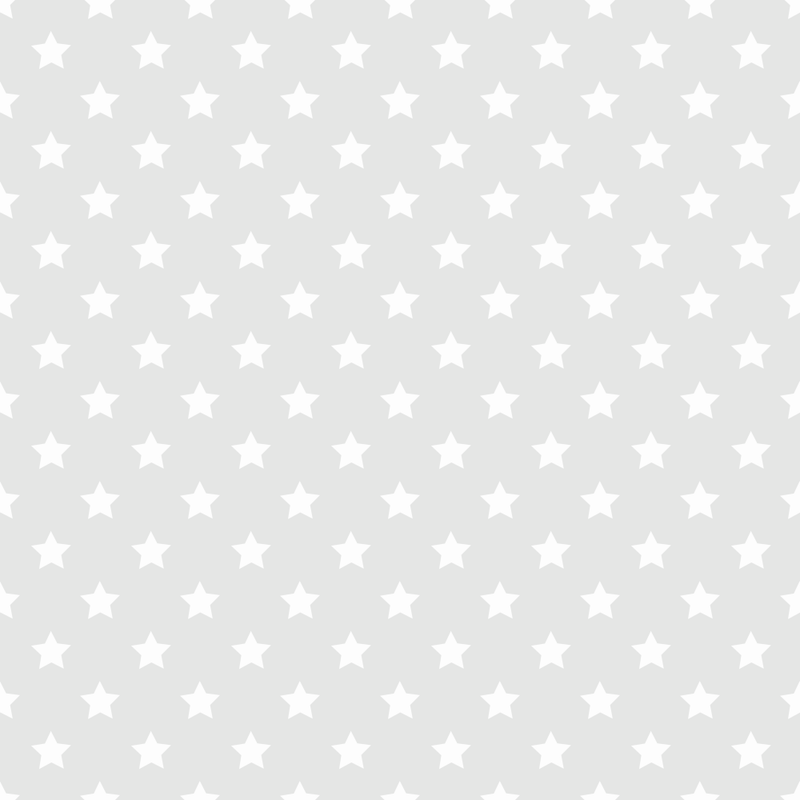 Stars Basics Fabric - White on Platinum - ineedfabric.com