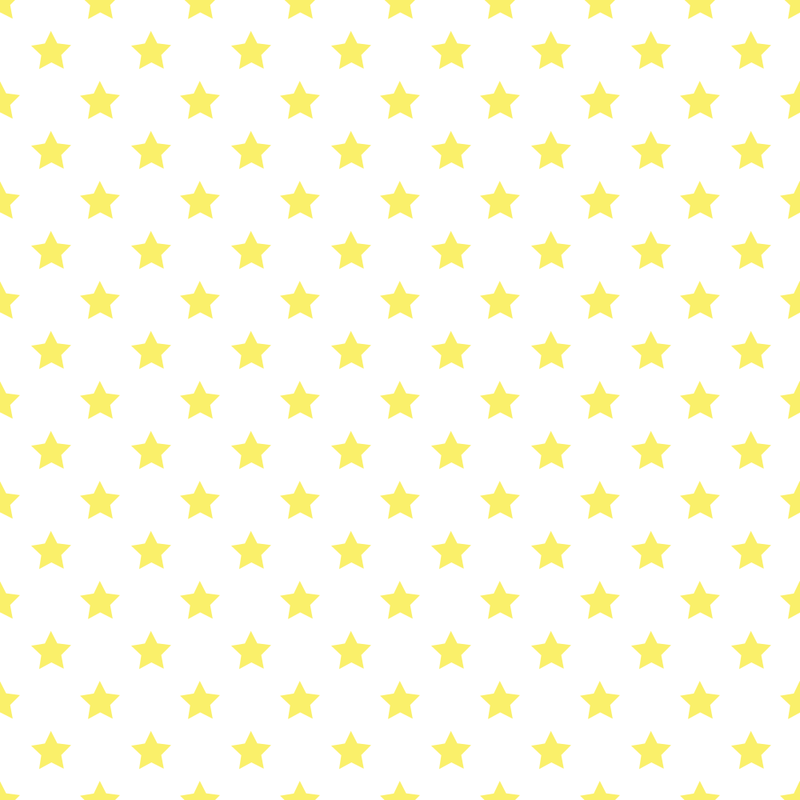 Stars Basics Fabric - Yellow on White - ineedfabric.com