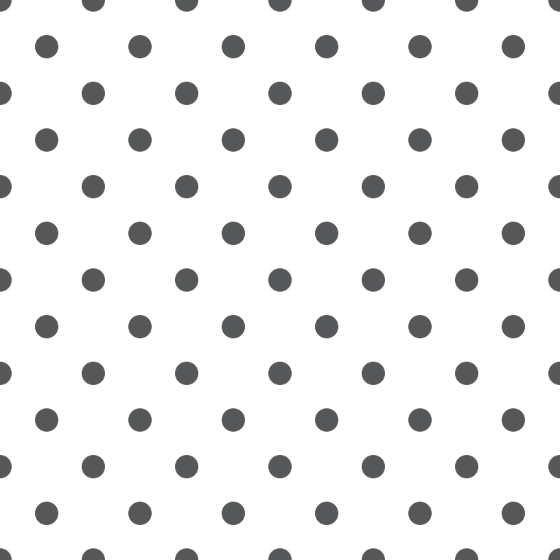 Steel Gray Dots Fabric - White - ineedfabric.com