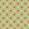 Strawberries on Dots Fabric - Green - ineedfabric.com