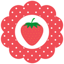 Strawberry Patch Dots Fabric Panel - ineedfabric.com