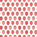 Strawberry Patch Patterned Strawberries Fabric - ineedfabric.com