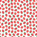 Strawberry Patch Small Strawberries Fabric - ineedfabric.com