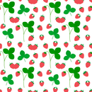 Strawberry Patch Strawberries with Leaves Fabric - ineedfabric.com