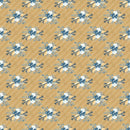 Striped Winter Berry Fabric - Tan - ineedfabric.com