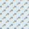 Striped Winter Branch Fabric - Blue - ineedfabric.com