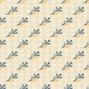 Striped Winter Branch Fabric - Tan - ineedfabric.com