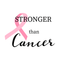 Stronger Than Cancer Fabric Panel - ineedfabric.com