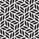 Stylish Abstract Shapes Fabric - Black/White - ineedfabric.com