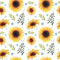 Summer Sunflowers Fabric - ineedfabric.com