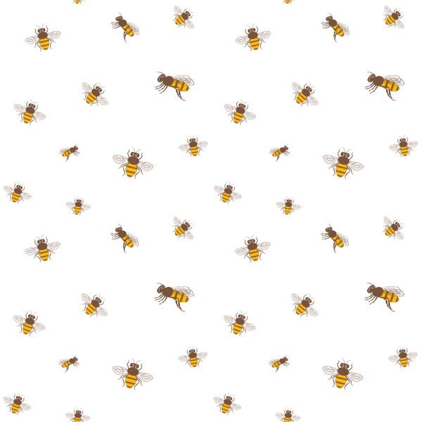 Sunflowers and Bees Fabric - ineedfabric.com
