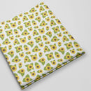 Sunflowers and Bees Flowers and Leaves Fabric - ineedfabric.com