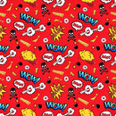 Super Hero - Red Fabric - ineedfabric.com