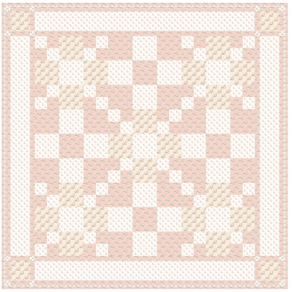 Sweet Baby Elephant Quilt Kit - 58 1/2" x 58 1/2" - ineedfabric.com