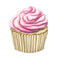 Sweet Cupcake Fabric Panel - Pink - ineedfabric.com