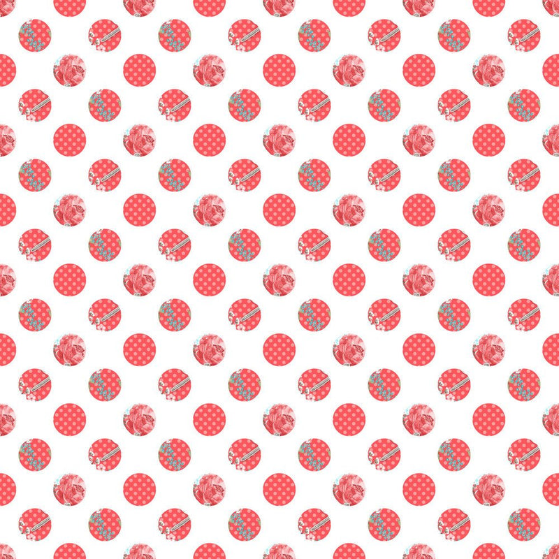 Sweet Dragonfly Dots Fabric - ineedfabric.com