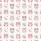 Sweet Dream Owl Fabric - Pastel - ineedfabric.com