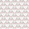 Sweet Easter Bunny on Dainty Floral Fabric - White - ineedfabric.com
