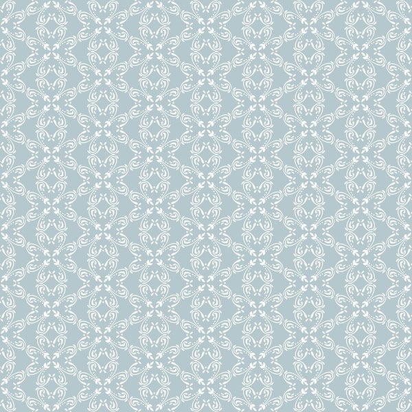 Sweet Like Roses Wild Fabric - Blue - ineedfabric.com