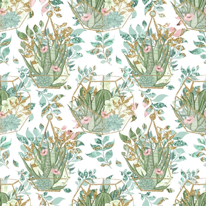 Sweet Succulents Main Fabric - ineedfabric.com