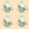 Sweet Succulents Pattern 2 Fabric - Yellow - ineedfabric.com