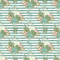 Sweet Succulents Pattern 3 Fabric - White - ineedfabric.com