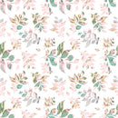 Sweet Succulents Pink Branches Fabric - ineedfabric.com