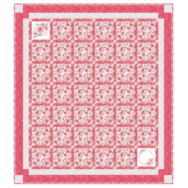 Sweet Valentine Collection Quilt Kit 83" x 94" - ineedfabric.com