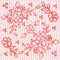 Sweet Valentine Floral on Lace Fabric - White - ineedfabric.com