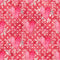 Sweet Valentine Hearts on Leaves Fabric - Red - ineedfabric.com