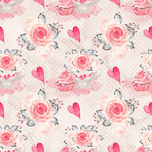 Sweet Valentine Main Fabric - Tan - ineedfabric.com