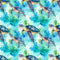 Swimming Sea Turtles Pattern 4 Fabric - ineedfabric.com