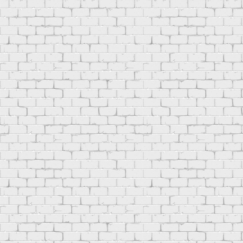 Textured Brick Wall Fabric - White - ineedfabric.com