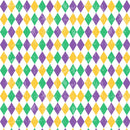 Textured Mardi Gras Diamond Fabric - ineedfabric.com