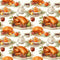 Thanksgiving Meal 1 Fabric - ineedfabric.com