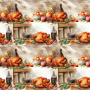 Thanksgiving Meal 12 Fabric - ineedfabric.com